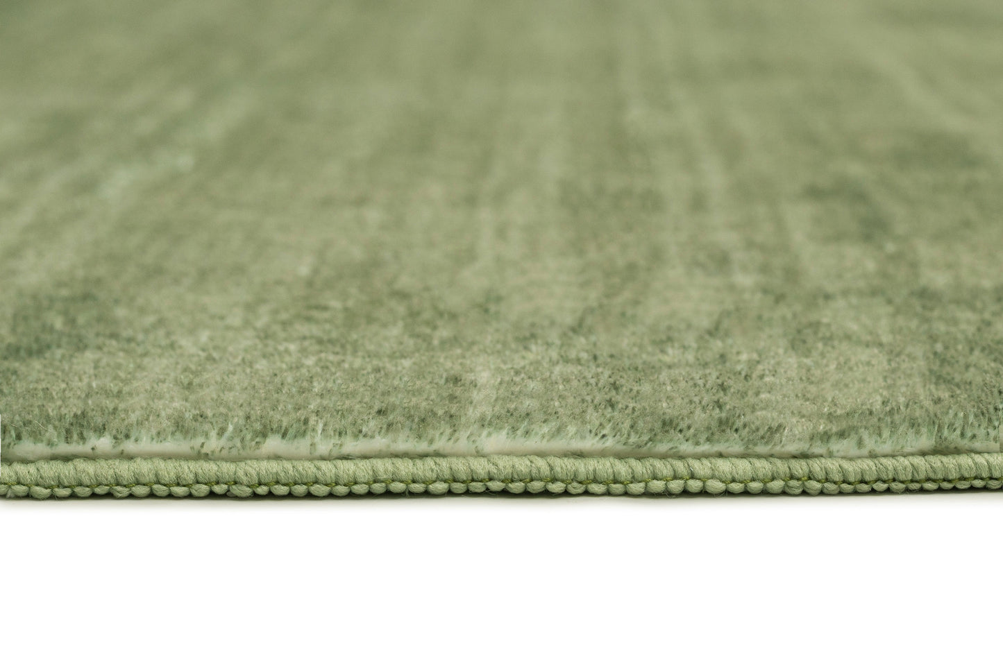 Elena Green Minimal Washable Round Rug
