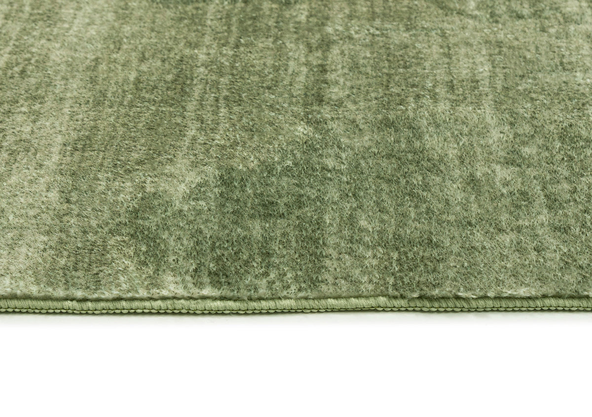 Elena Green Minimal Washable Runner Rug
