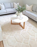 Elif Ivory Geometric Rug