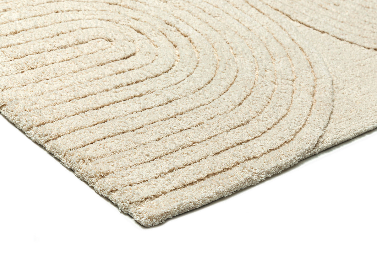 Elysia Coconut Milk Half Arch Cotton Bath Mat