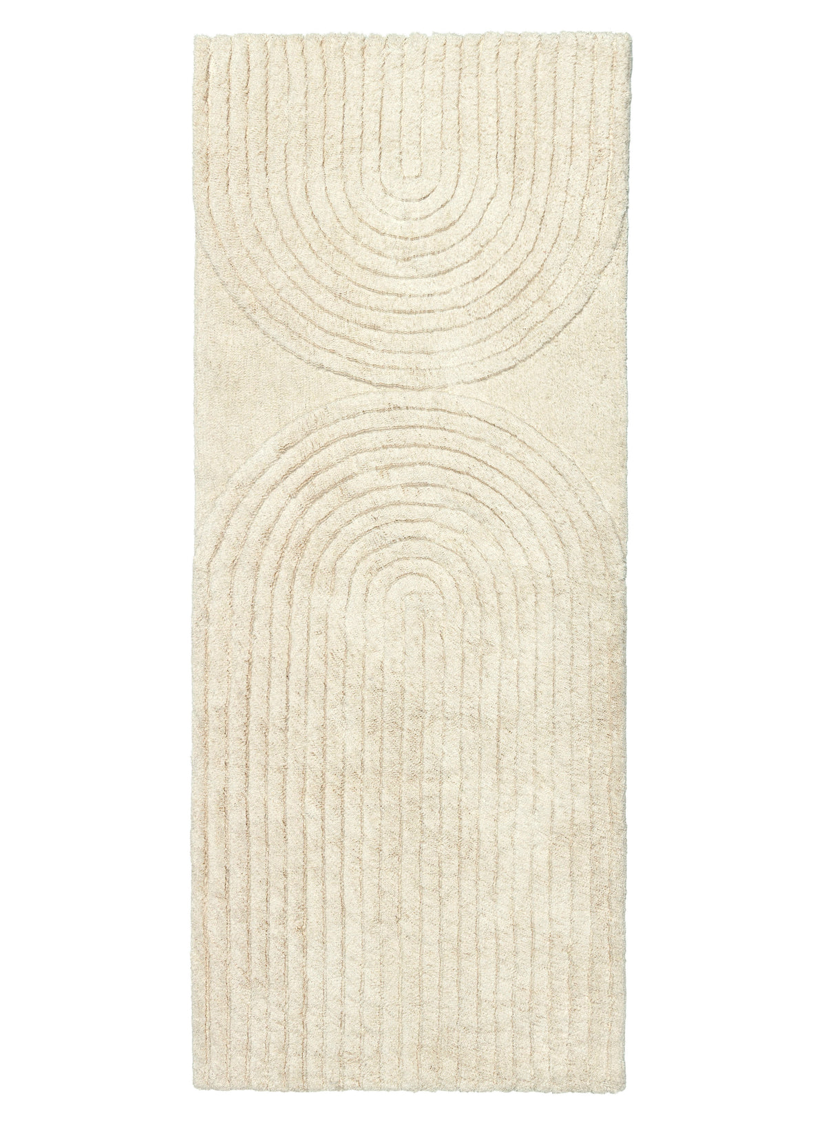 Elysia Coconut Milk Half Arch Cotton Bath Mat
