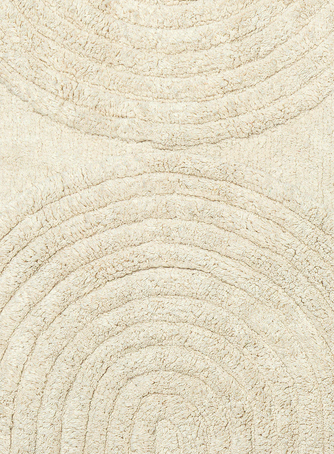 Elysia Coconut Milk Half Arch Cotton Bath Mat