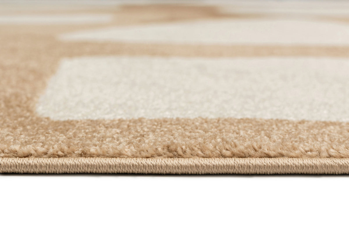 Emanuella Brown Organic Shapes Rug