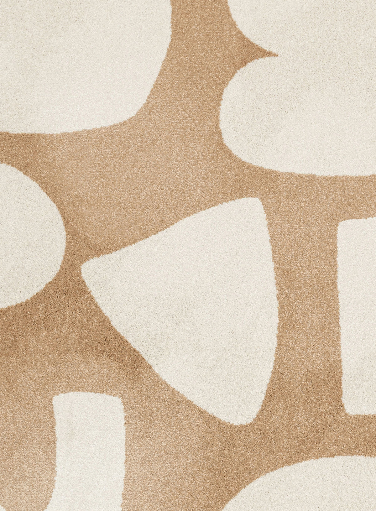 Emanuella Brown Organic Shapes Rug