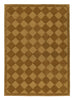 Emeka Moss Brown Diamond Hand-Tufted Rug
