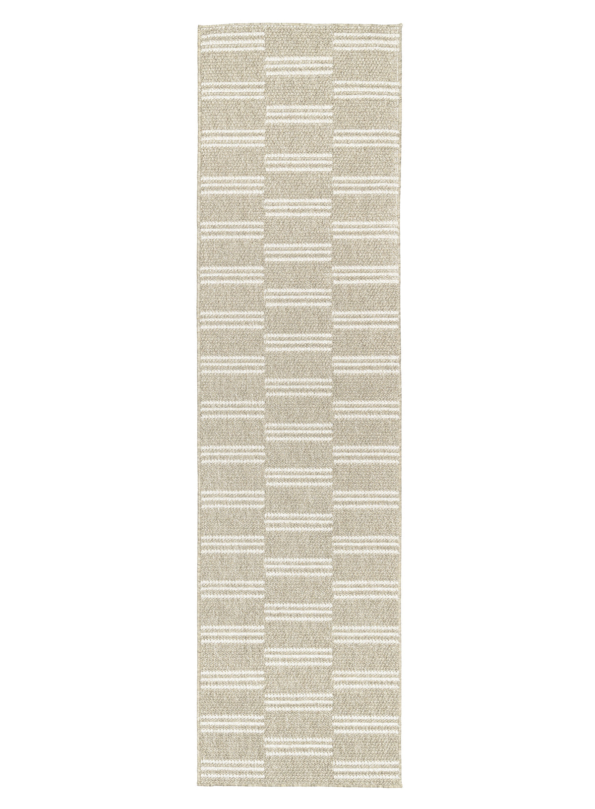 Ennaji Grey Indoor Outdoor Runner Rug
