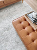 Eshe Grey and Ivory Distressed Floral Rug *NO RETURNS UNLESS FAULTY