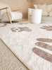 Esilda Grey Abstract Washable Rug