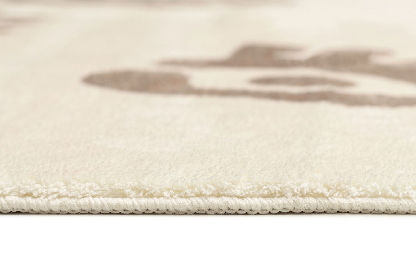 Esilda Brown Abstract Washable Rug