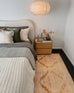 Esther Cream and Peach Tribal Washable Rug