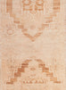 Esther Cream and Peach Tribal Washable Runner Rug