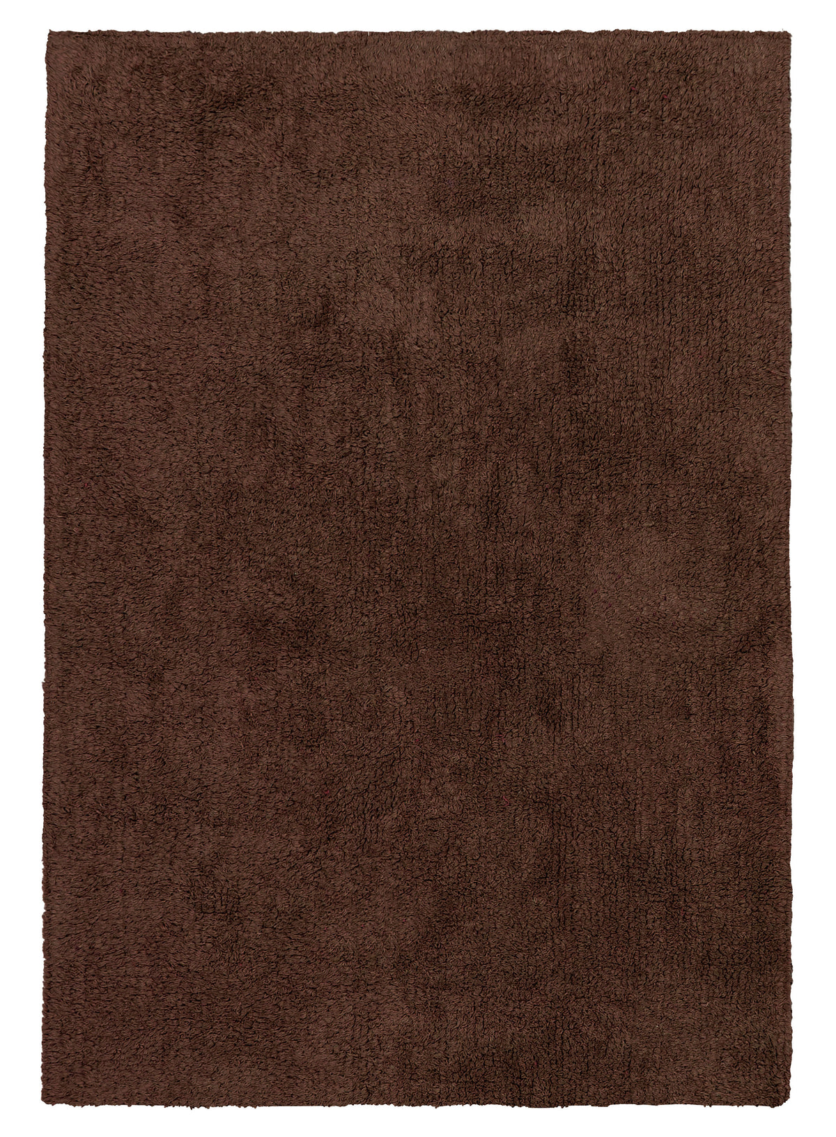 Eudela Cocoa Brown Cotton Bath Mat