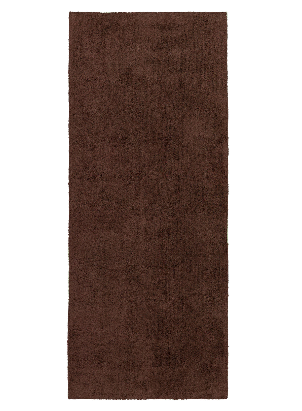 Eudela Cocoa Brown Cotton Bath Mat
