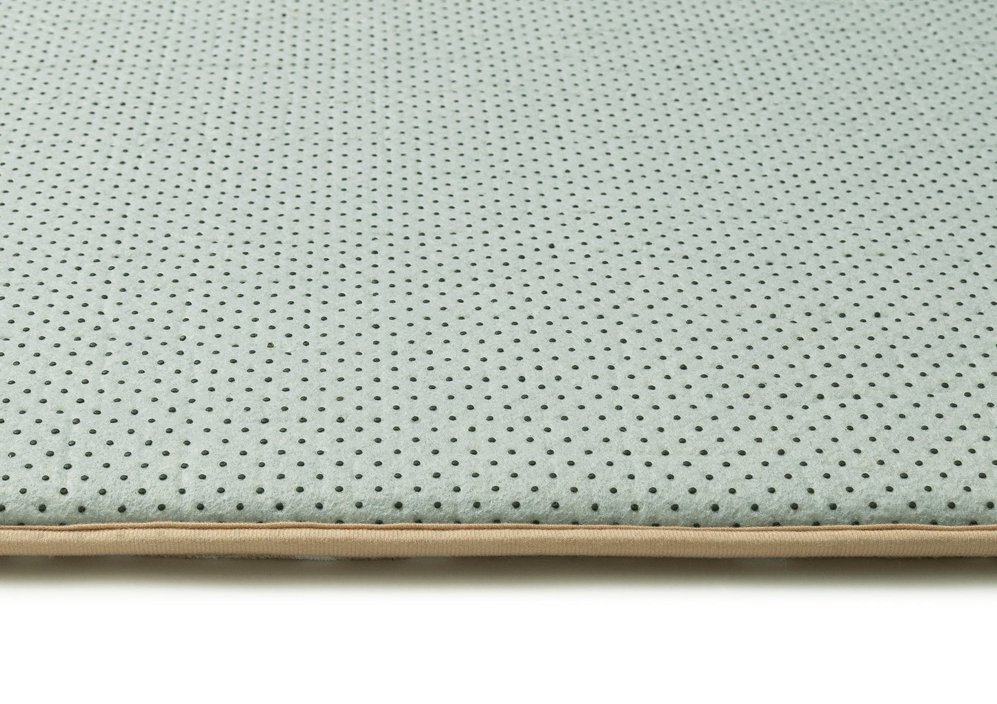 Eula Beige and Light Beige Abstract Rollie Pollie Playmat