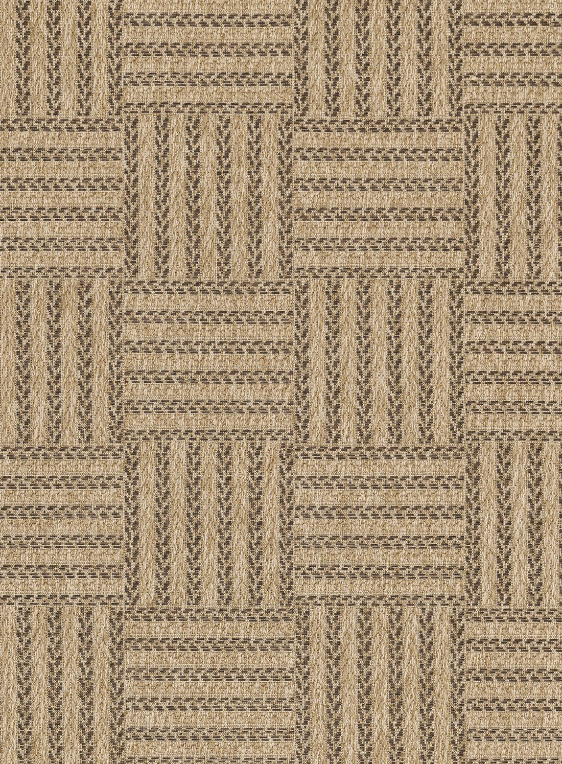 Eulalia Sand Basketweave Indoor Outdoor Rug