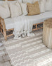 Faina Beige and Ivory Abstract Indoor Outdoor Rug *NO RETURNS UNLESS FAULTY