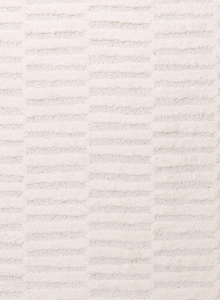 Fatima Ivory Cream Modern Textured Rug *NO RETURNS UNLESS FAULTY