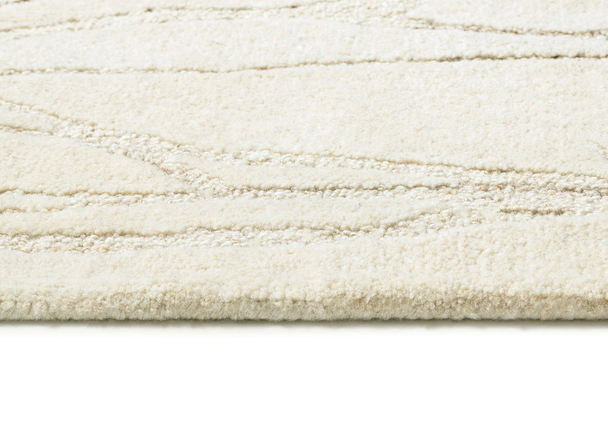 Felicity White Marble Wool Rug