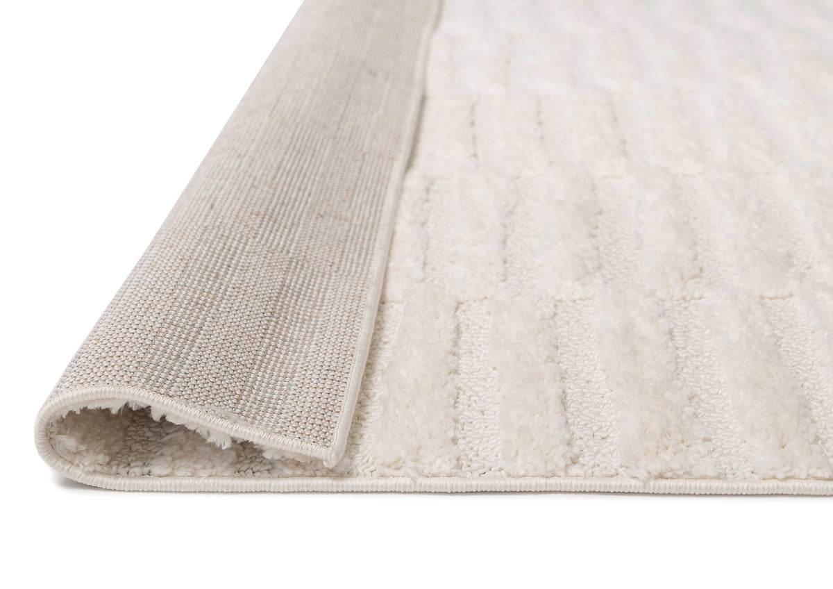 Aprima Rugs Filippa Ivory Cream Modern Textured Rug