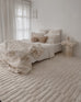 Filippa Ivory Cream Modern Textured Rug