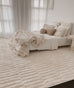 Filippa Ivory Cream Modern Textured Rug