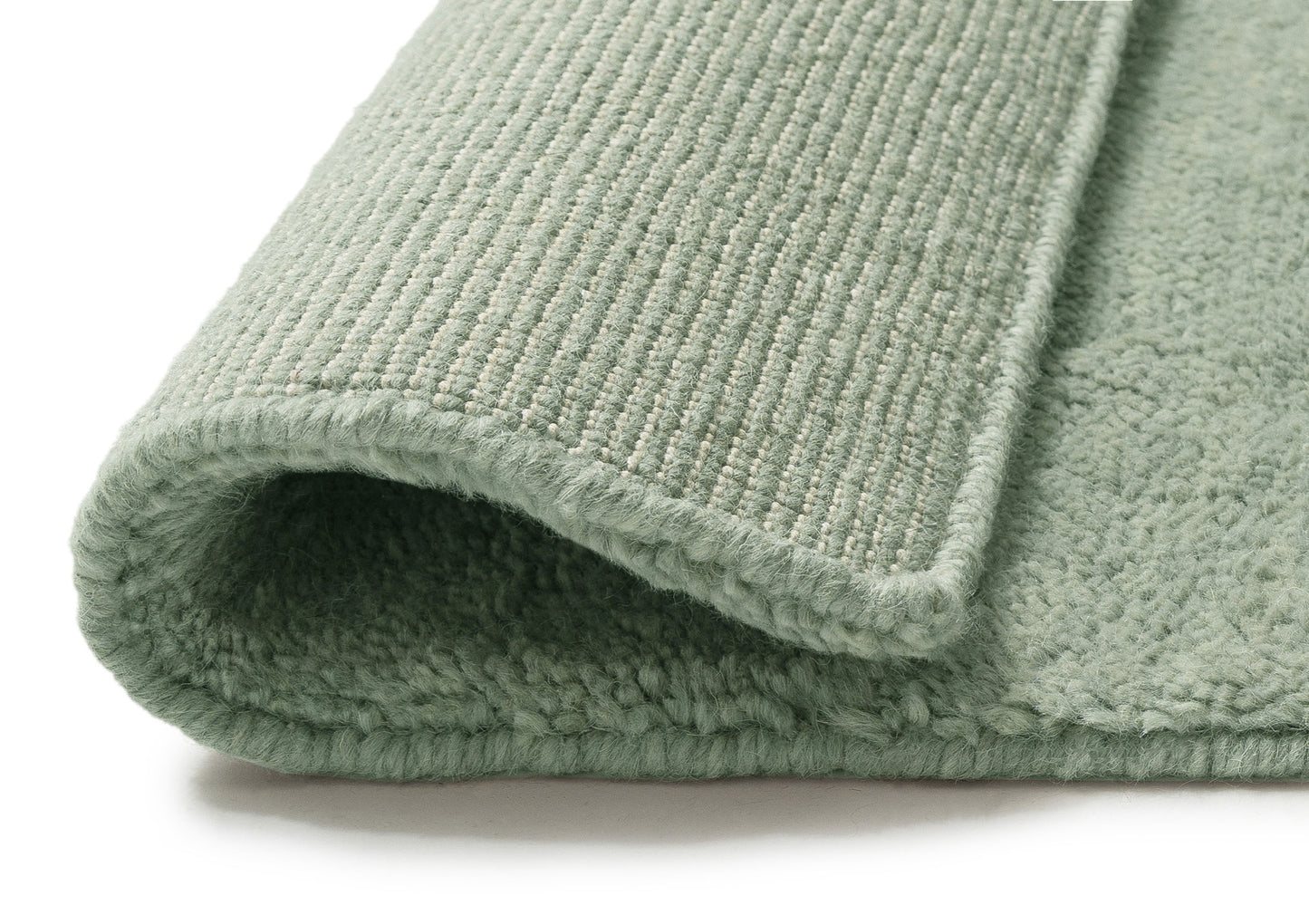 Florenz Sage Wiggle Border Wool Rug