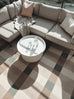 Forio Beige Ivory and Olive Green Checkered Indoor Outdoor Rug