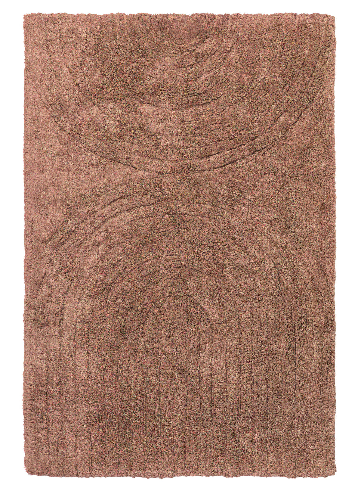 Francia Caramel Half Arch Cotton Bath Mat