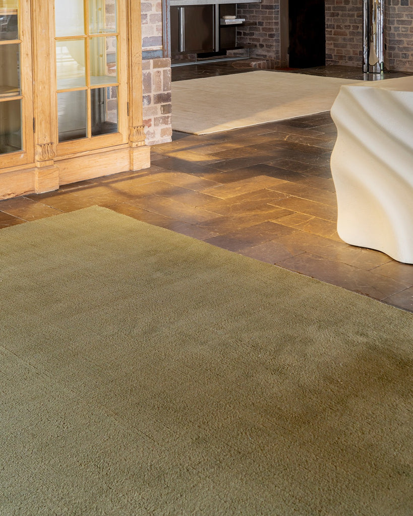 Franz Green Handwoven PET Rug