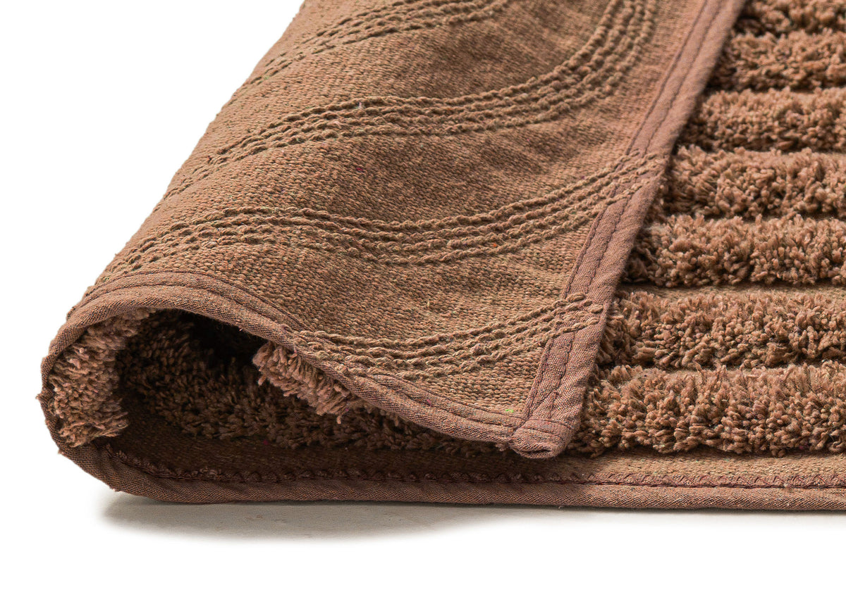 Garnet Caramel Arch Cotton Bath Mat