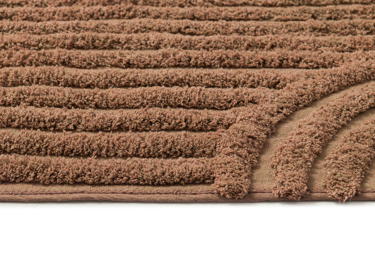 Garnet Caramel Arch Cotton Bath Mat