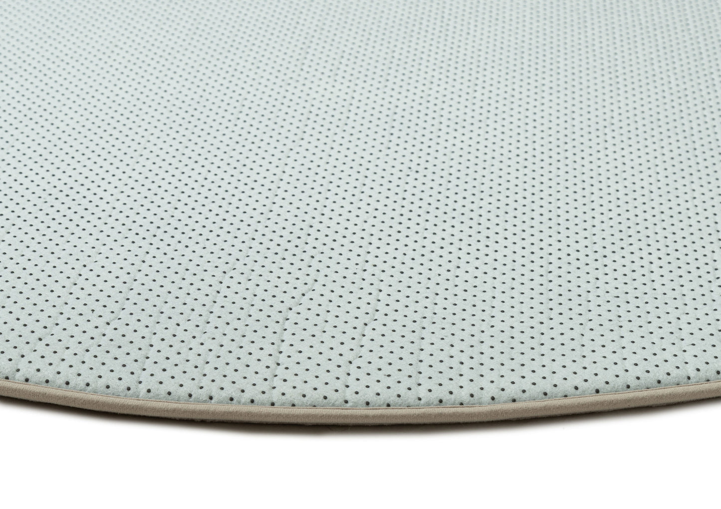 Gerda Green Grey Leaves Rollie Pollie Round Playmat