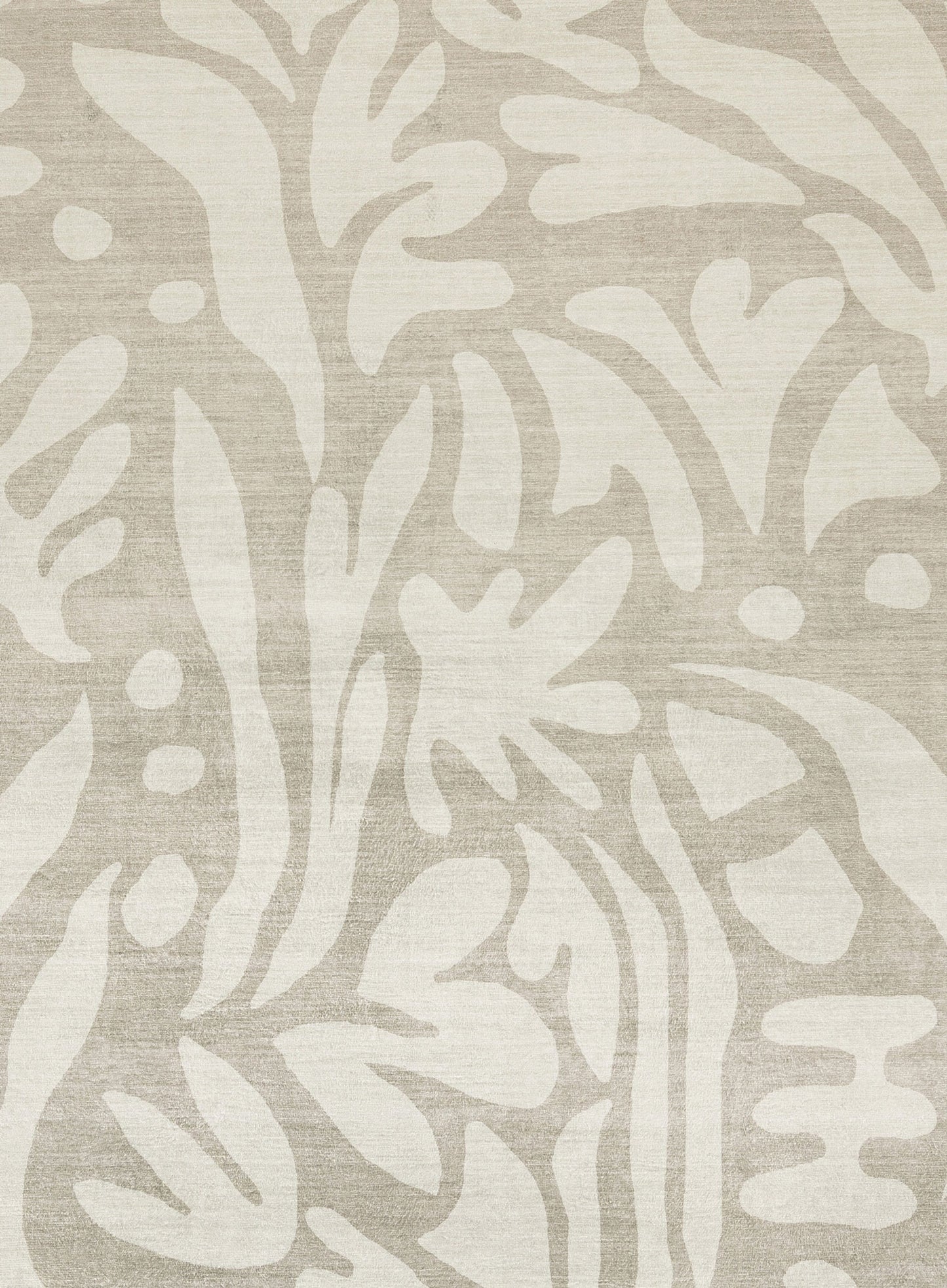 Gerda Green Grey Leaves Rollie Pollie Round Playmat