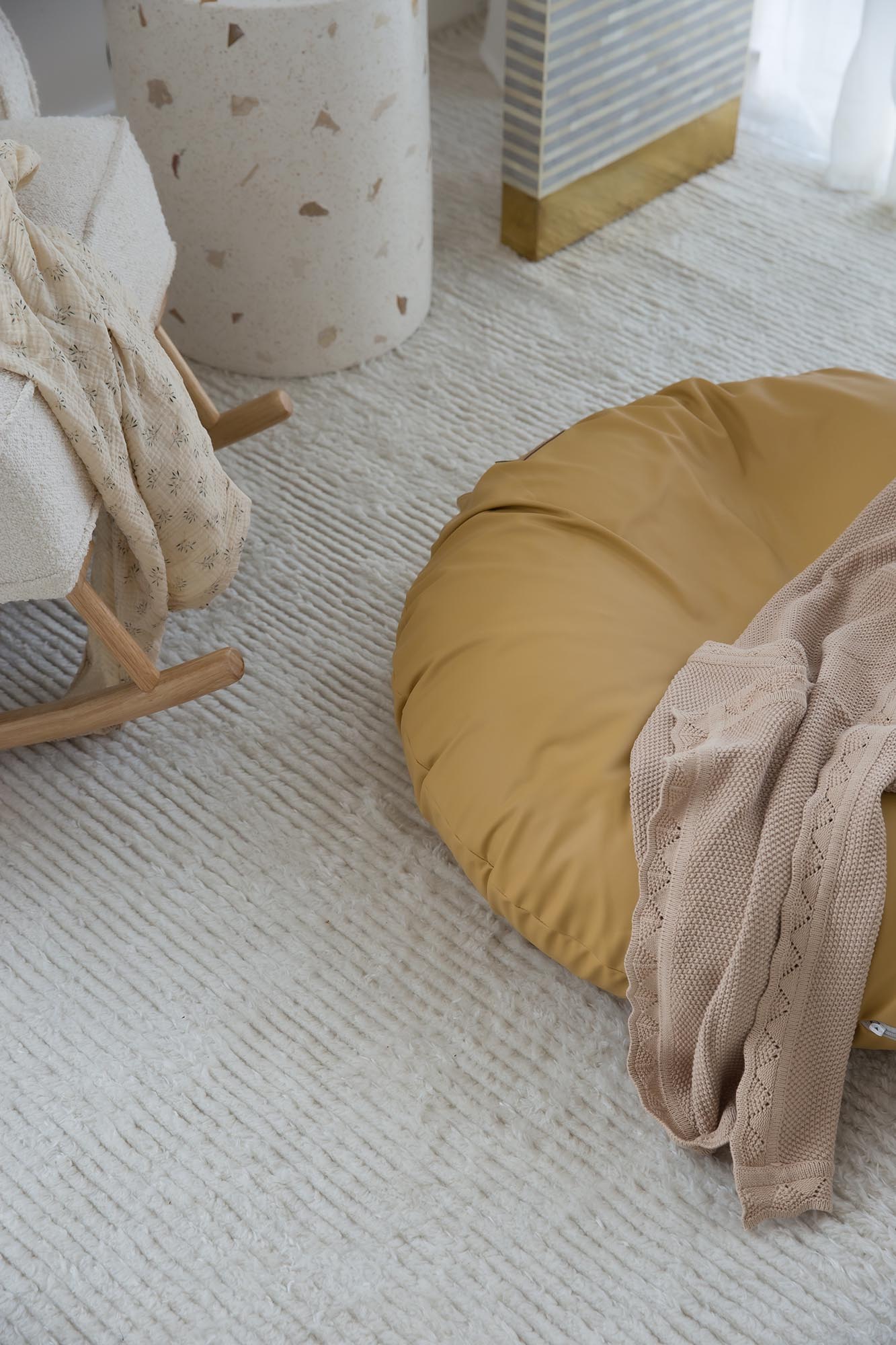 Ginta Luxe Ivory P.E.T Cut Pile Rug