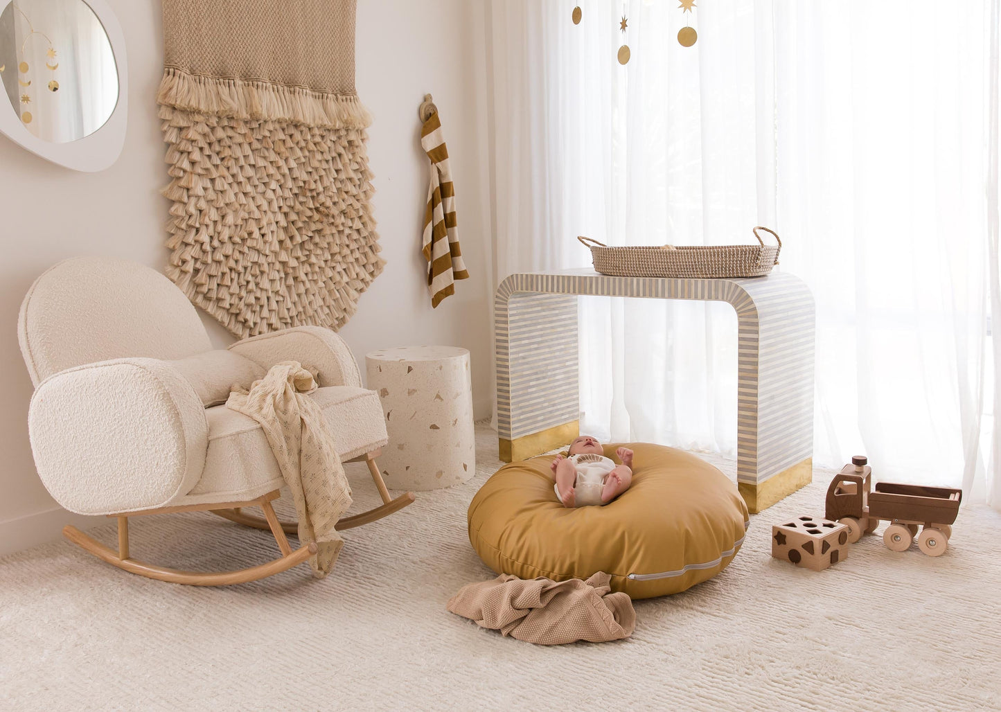 Ginta Luxe Ivory P.E.T Cut Pile Rug