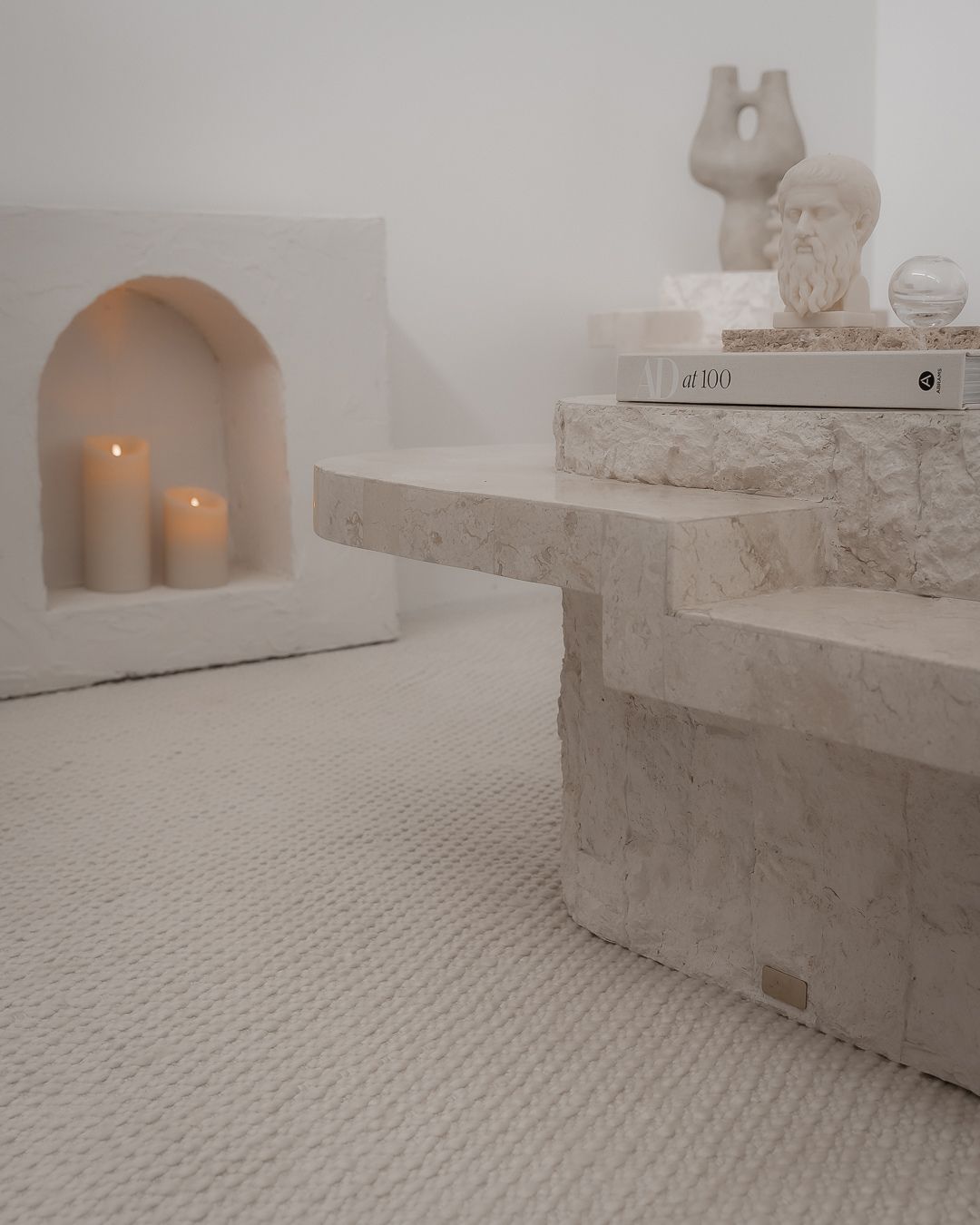 Greta Ivory Indoor Outdoor P.E.T Rug