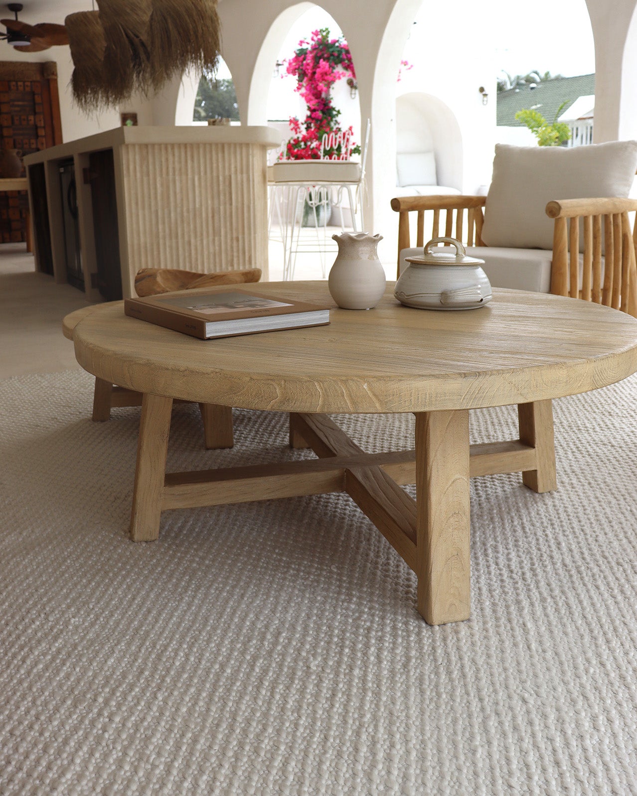 Greta Ivory Indoor Outdoor P.E.T Rug
