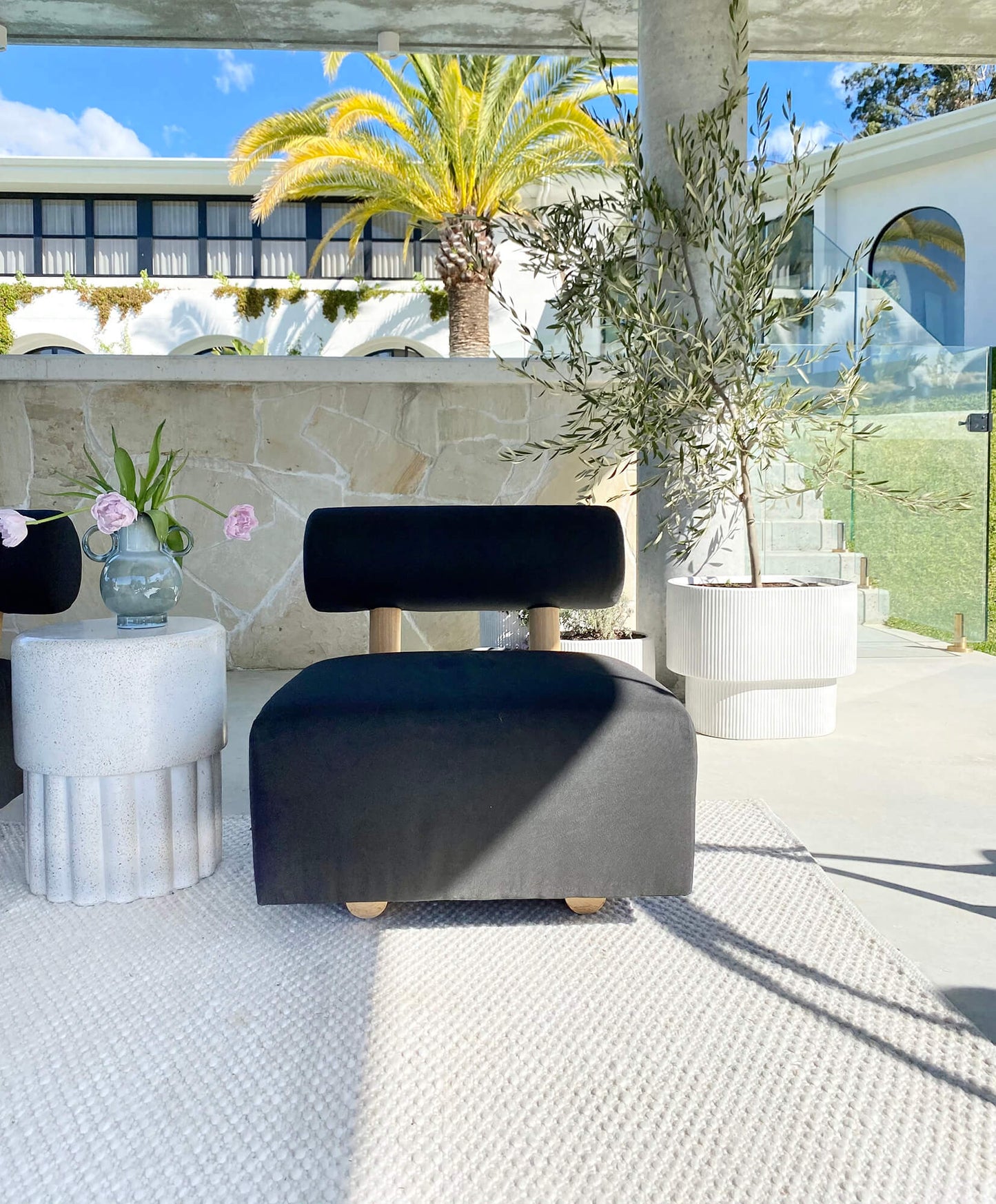 Greta Ivory Indoor Outdoor P.E.T Rug