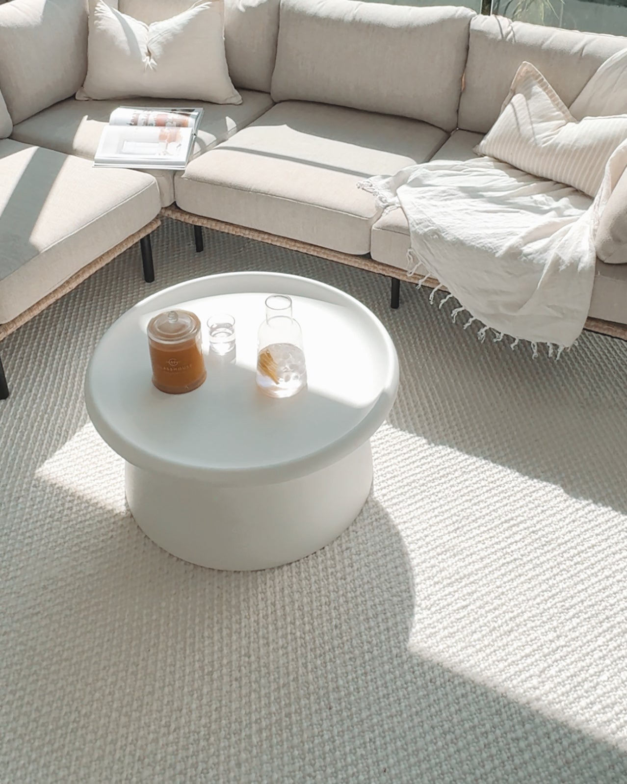 Greta Ivory Indoor Outdoor P.E.T Rug