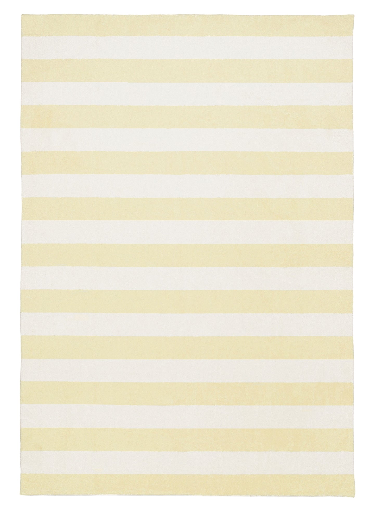 Griselda Yellow Cream Stripe Washable Rug