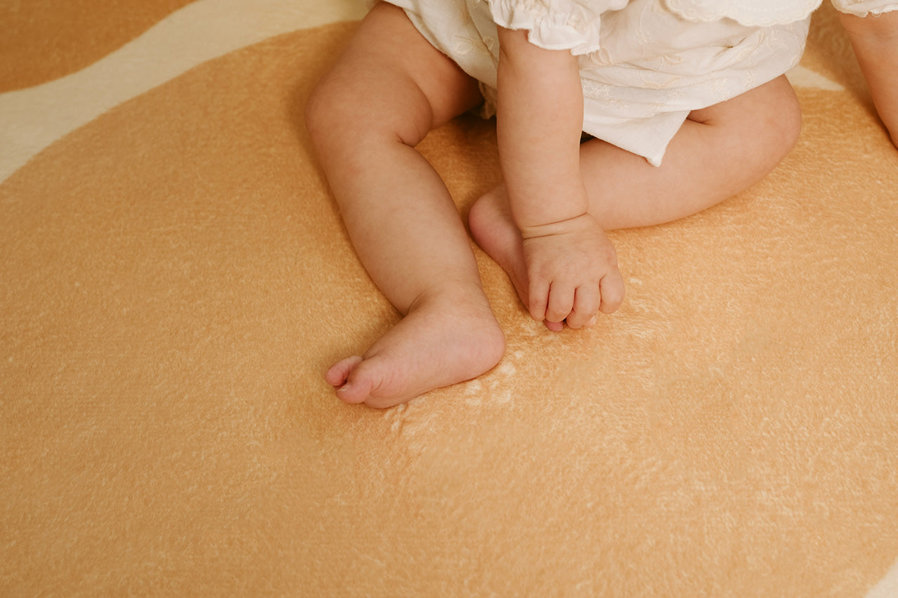 Gwen Yellow Flowers Rollie Pollie Playmat