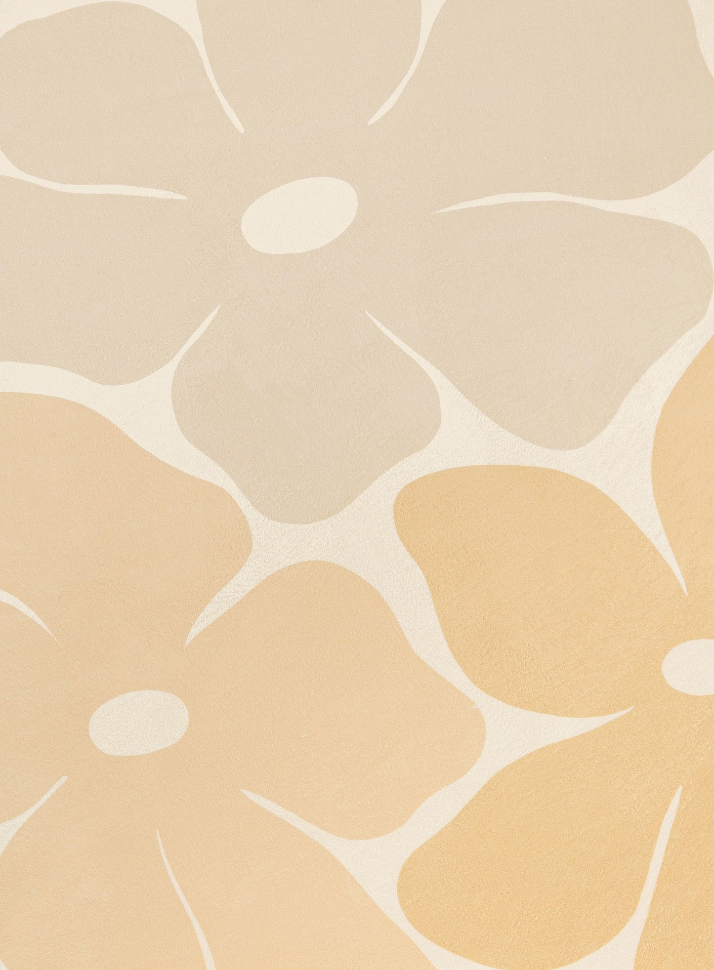 Gwen Yellow Flowers Rollie Pollie Round Playmat
