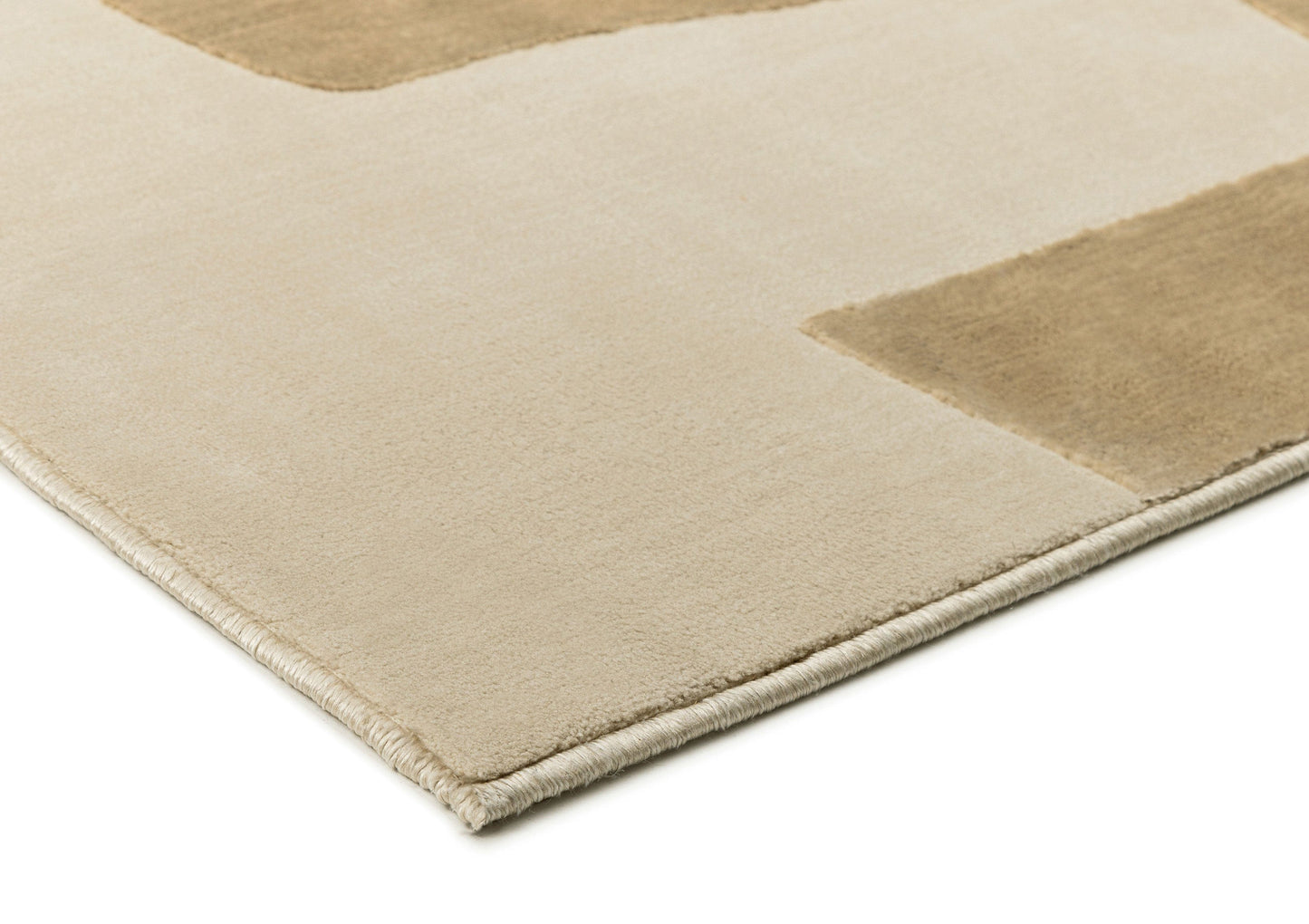 Hadessa Textured Geometric Neutral Rug