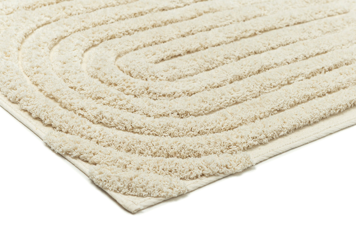 Hadley Coconut Milk Arch Cotton Bath Mat