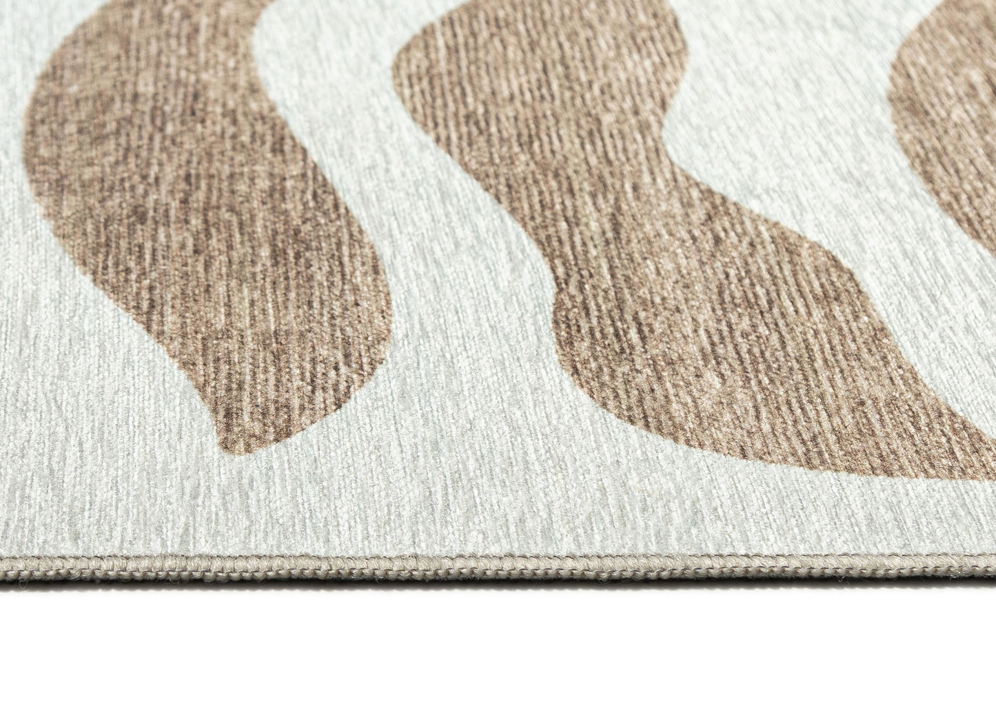 Hanako Beige Cream Indoor Outdoor Washable Rug