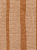 Hazrin Beige Rust Brown Dot Pattern Washable Rug