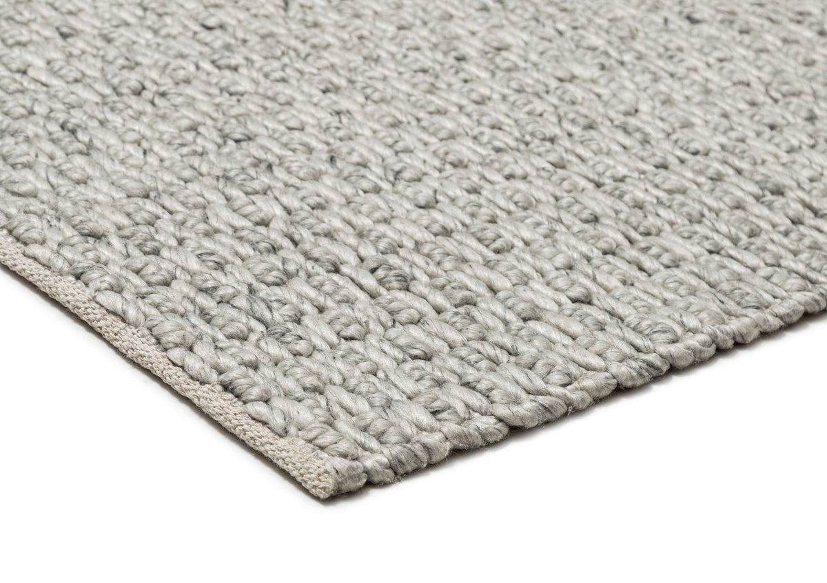 Very Chunky Rug Heather Grey Chunky Wool Rug