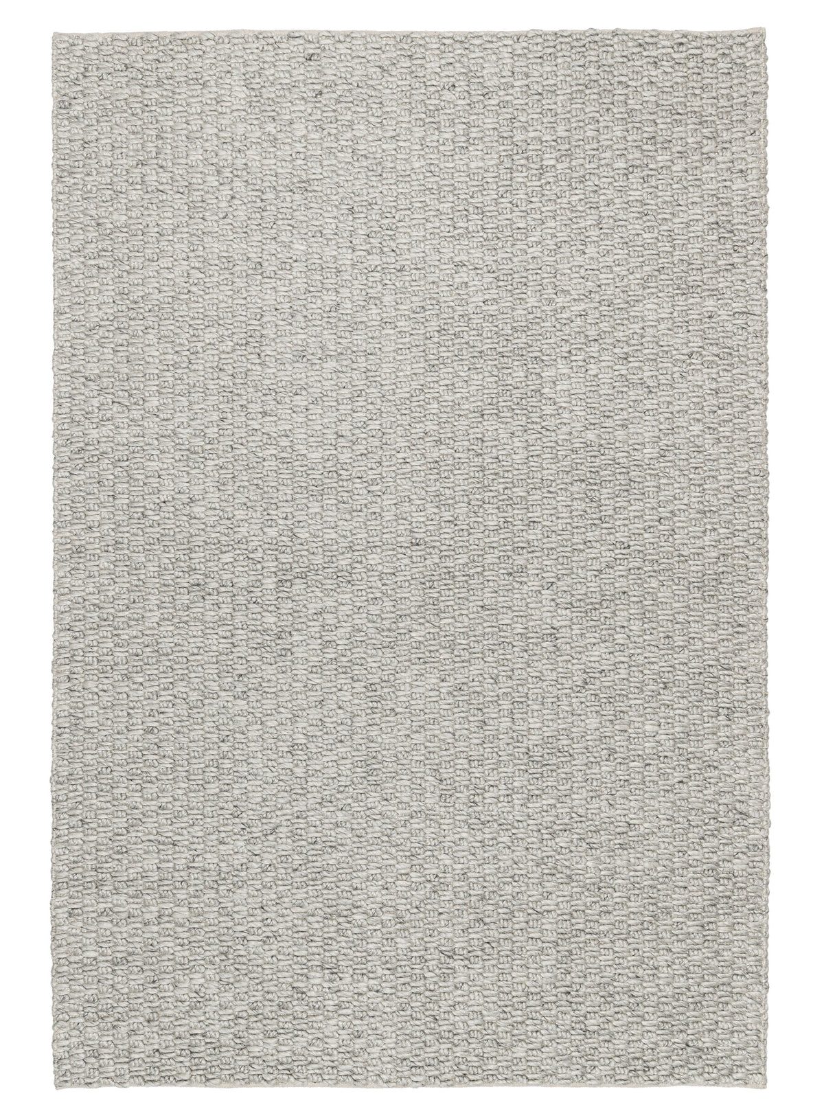Heather Grey Chunky Wool Rug