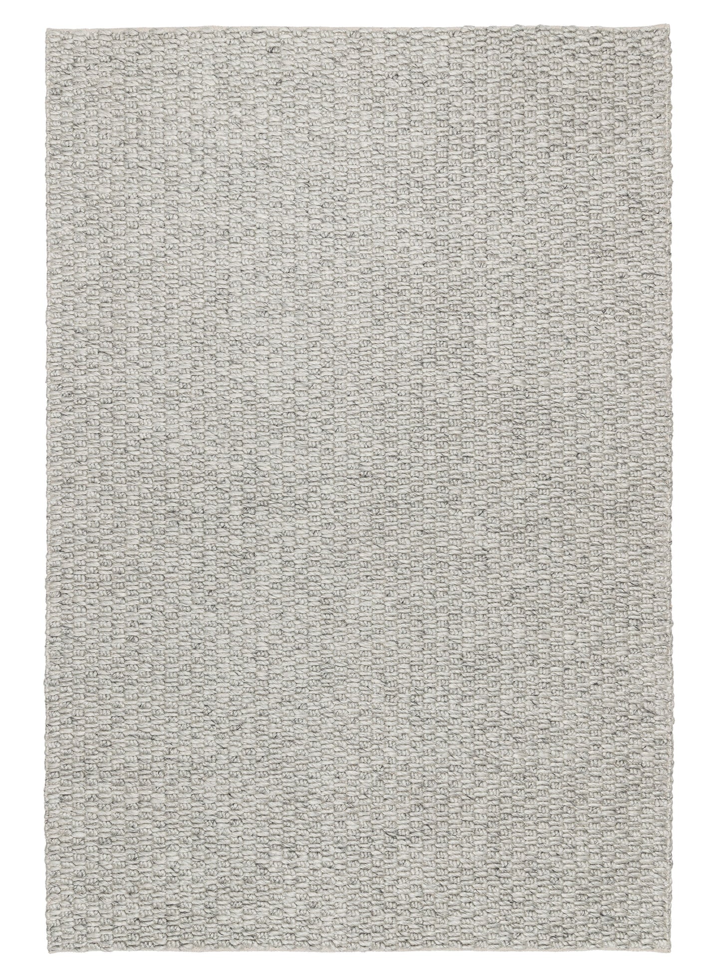 Heather Grey Chunky Wool Rug