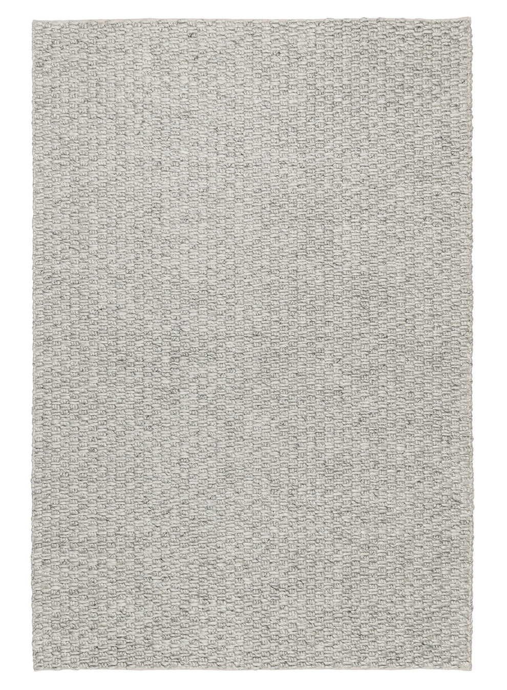 Heather Grey Chunky Wool Rug